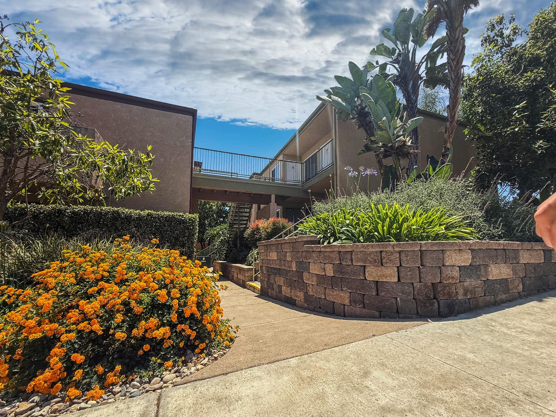 Walkway between buildings at Tierra Del Rey